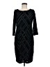 Chico's Chevron-herringbone Black Casual Dress Size Med (1) - photo 1