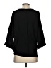 Caramela 100% Polyester Black 3/4 Sleeve Top Size S - photo 2
