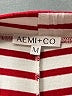AEMI+CO Stripes Red Board Shorts Size M - photo 3