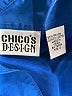 Chico's Design Blue 3/4 Sleeve Button-Down Shirt Size Lg (2) - photo 7