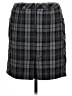 Eddie Bauer Plaid Gray Wool Skirt Size 12 - photo 2
