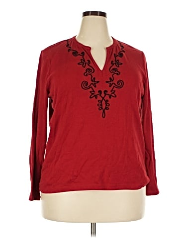 Chaps Long Sleeve Blouse (view 1)