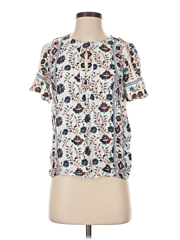 Lucky Brand Short Sleeve Blouse (view 1)