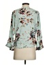 Lovestitch 100% Rayon Teal 3/4 Sleeve Blouse Size S - photo 2