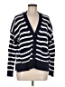 J.Crew 100% Cotton Stripes Blue Cardigan Size M - photo 1