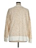 Time and Tru Animal Print Ivory Pullover Sweater Size XL - photo 2