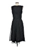 George 100% Polyester Polka Dots Black Cocktail Dress Size 6 - photo 2
