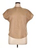 Unbranded Tan Short Sleeve Blouse Size XL (estimated) - photo 1