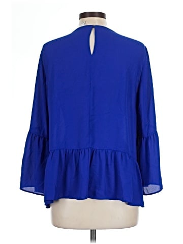 J.Crew Factory Store 3/4 Sleeve Blouse (view 2)
