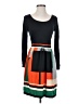 ECI Color Block Black Casual Dress Size S - photo 1
