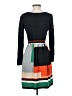 ECI Color Block Black Casual Dress Size S - photo 2