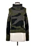 Veronica Beard Camo Green Turtleneck Sweater Size XS - photo 1