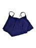 Summer Mae Solid Blue Swimsuit Top Size S - photo 1