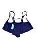 Summer Mae Solid Blue Swimsuit Top Size S - photo 2