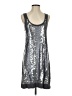 Old Navy Metallic Silver Cocktail Dress Size S - photo 1