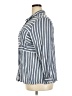 Lee 100% Rayon Stripes Blue Long Sleeve Button-Down Shirt Size 3X - photo 5