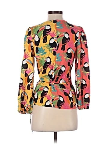 FARM Rio for Anthropologie 3/4 Sleeve Blouse (view 2)