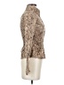 Bebe Paisley Tan Long Sleeve Blouse Size XS - photo 4