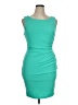 Bisou Bisou Solid Teal Cocktail Dress Size 14 - photo 1