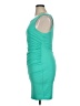 Bisou Bisou Solid Teal Cocktail Dress Size 14 - photo 5