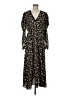 MNG 100% Polyester Black Casual Dress Size 8 - photo 1