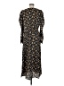 MNG 100% Polyester Black Casual Dress Size 8 - photo 2
