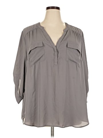Torrid 3/4 Sleeve Blouse (view 1)