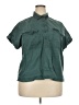 Universal Thread 100% Cotton Teal Short Sleeve Blouse Size XXL - photo 1