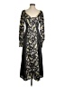 Cinq à Sept 100% Polyester Paisley Black Casual Dress Size 0 - photo 1