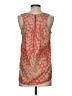 Eclair Orange Sleeveless Blouse Size S - photo 2