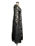 Cinq à Sept 100% Polyester Paisley Black Casual Dress Size 0 - photo 4