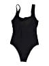 Summer Mae Solid Black One Piece Swimsuit Size S - photo 2
