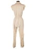 Hem & Thread Solid Ivory Jumpsuit Size S - photo 2