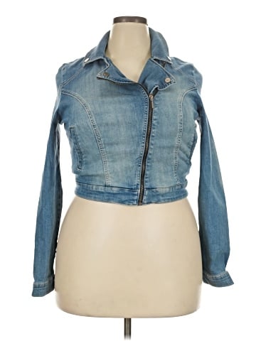 MNG Suit Denim Jacket (view 1)