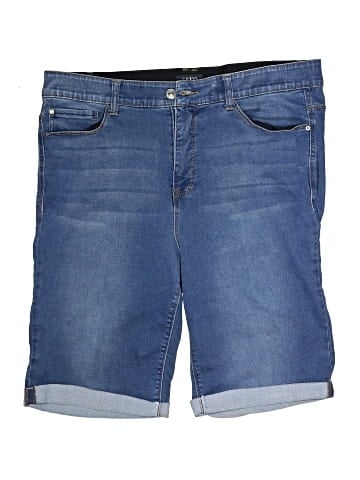 Curve Appeal Denim Shorts (view 1)