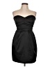 H&M Solid Black Cocktail Dress Size 10 - photo 1