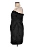 H&M Solid Black Cocktail Dress Size 10 - photo 5