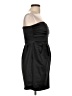 H&M Solid Black Cocktail Dress Size 10 - photo 4