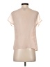Whisper 100% Polyester Ivory Short Sleeve Blouse Size S - photo 2
