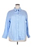 Unbranded Stripes Blue 3/4 Sleeve Blouse Size XXL - photo 1