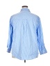 Unbranded Stripes Blue 3/4 Sleeve Blouse Size XXL - photo 2