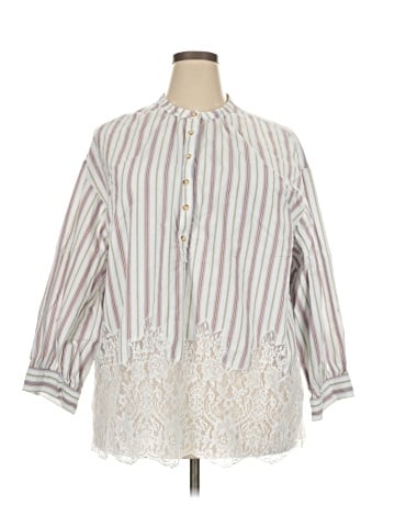 Pilcro 3/4 Sleeve Blouse (view 1)