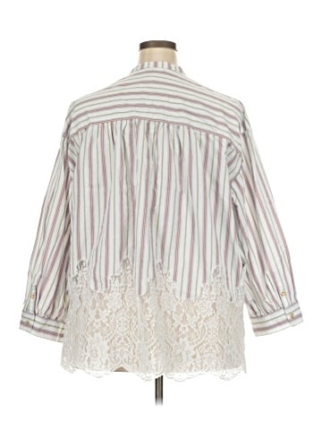 Pilcro 3/4 Sleeve Blouse (view 2)
