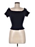 Aqua Blue Short Sleeve Top Size M - photo 1