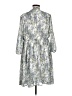 Torrid 100% Polyester Paisley Silver Casual Dress Size Med Plus (00) - photo 2