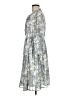 Torrid 100% Polyester Paisley Silver Casual Dress Size Med Plus (00) - photo 5