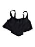Summer Mae Solid Black Swimsuit Top Size XL - photo 1
