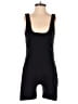 Swim by Cacique Solid Black Romper Size S - photo 1