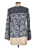 Solitaire 100% Rayon Blue 3/4 Sleeve T-Shirt Size L - photo 2