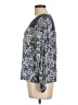 Solitaire 100% Rayon Blue 3/4 Sleeve T-Shirt Size L - photo 5
